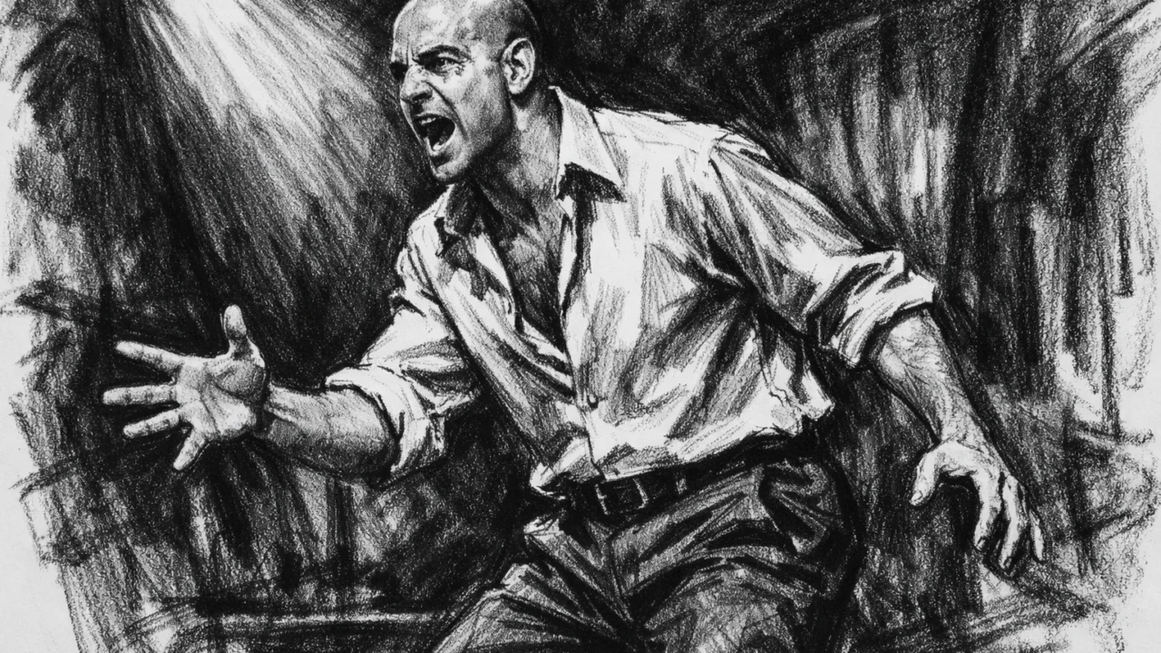 Kazališni nastup Stanleyja Tuccija na Broadwayu, ugalj stil