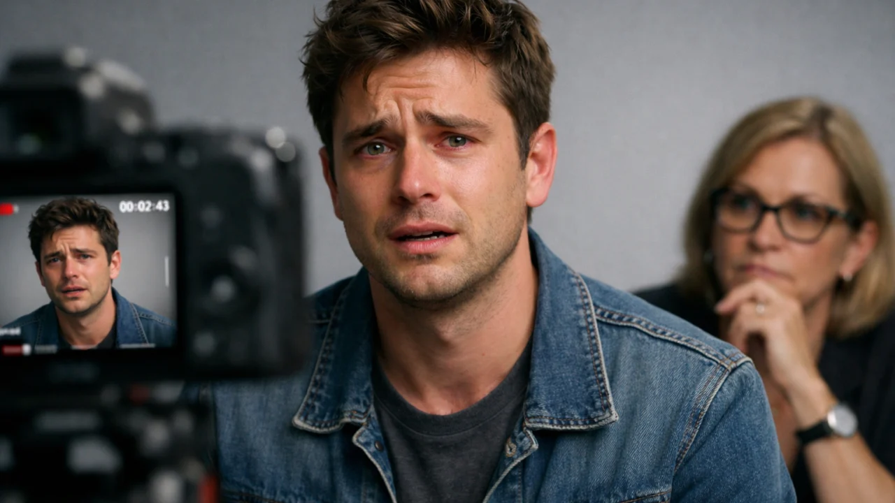 Audicija glumca pred kamerom, prikaz procesa castinga i emocionalne interpretacije uloge