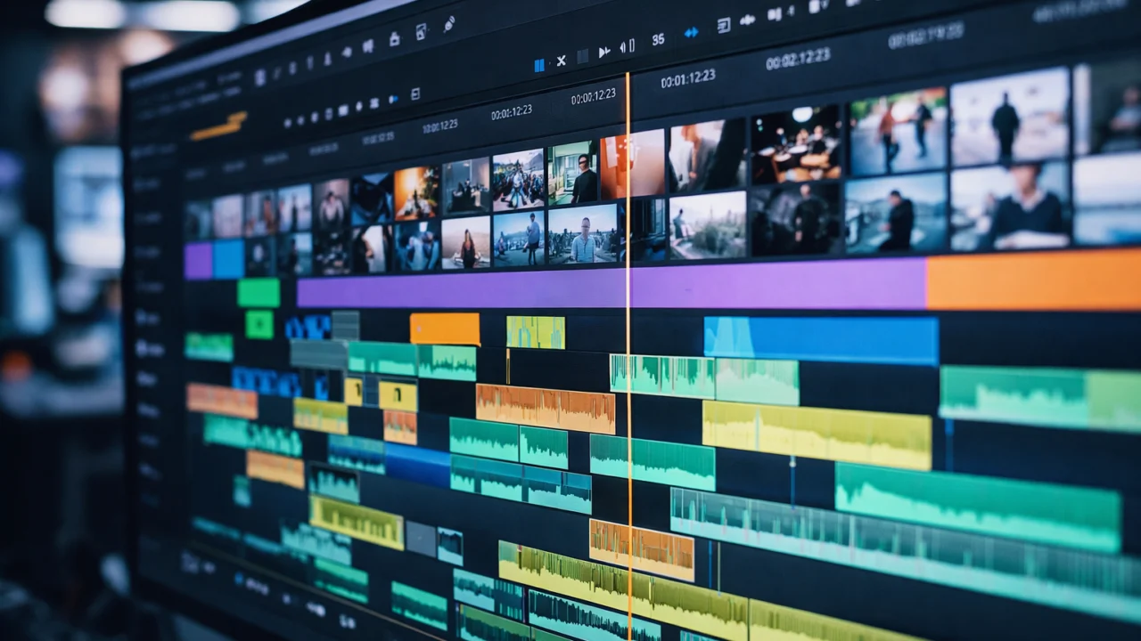 Detaljan prikaz montaže filma koji pokazuje kako duljina kadrova i rezovi utječu na pacing i ritam filma