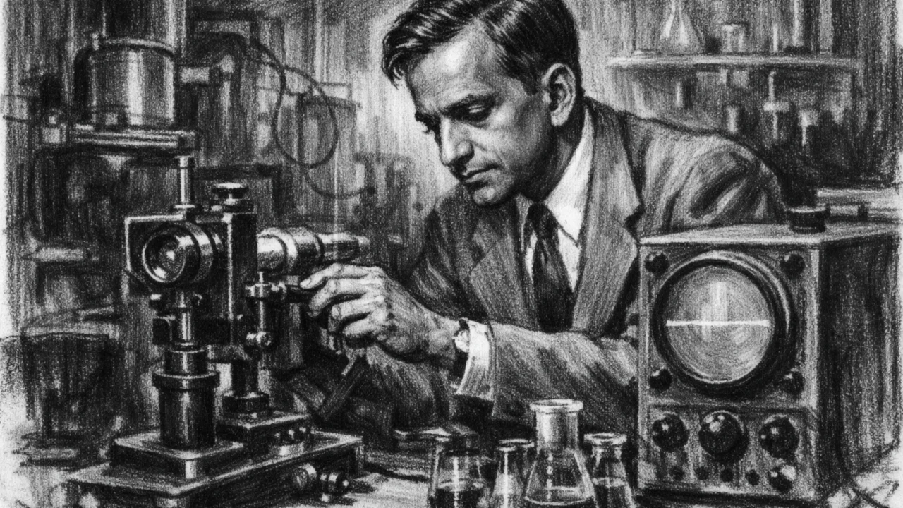 Profesionalna scena u ugljen stilu - Subrahmanyan Chandrasekhar (ugalj stil)