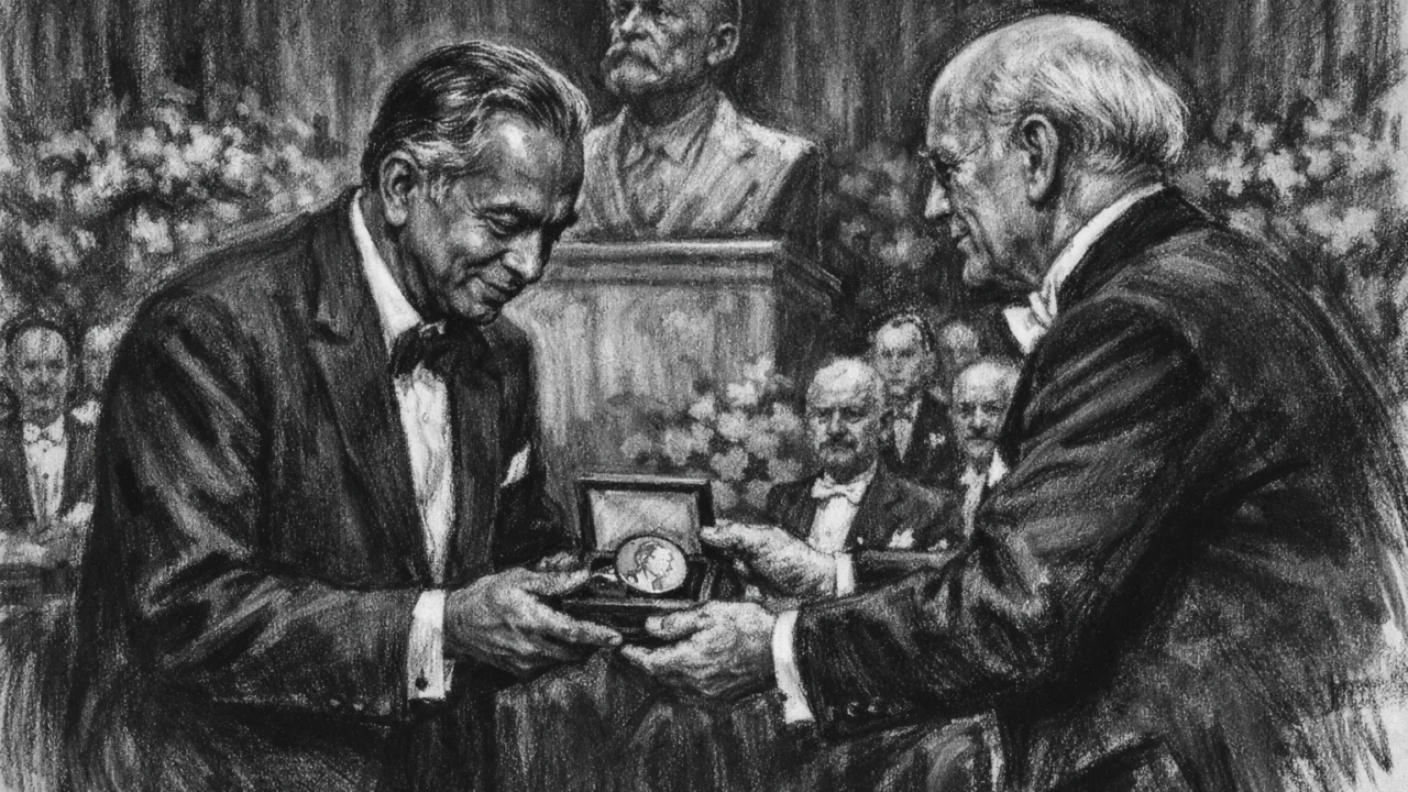 Nagrade i priznanja u ugljen stilu - Subrahmanyan Chandrasekhar (ugalj stil)