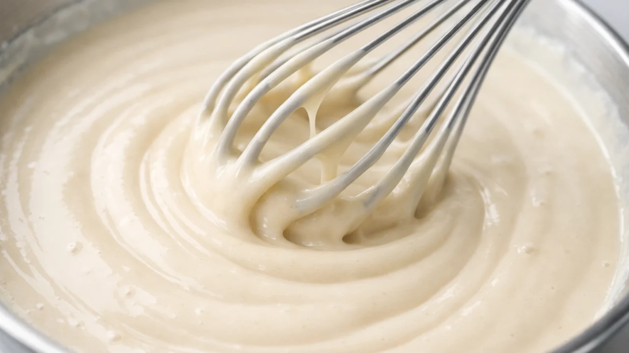 Pravilno miješanje tijesta za palačinke pjenjačom bez stvaranja grudica