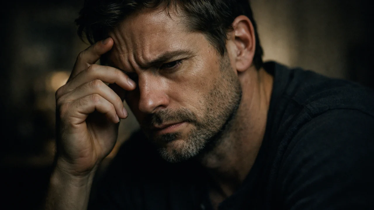 Unutarnji konflikt lika prikazan kroz izraze lica i emocije, psihološka borba u narativu