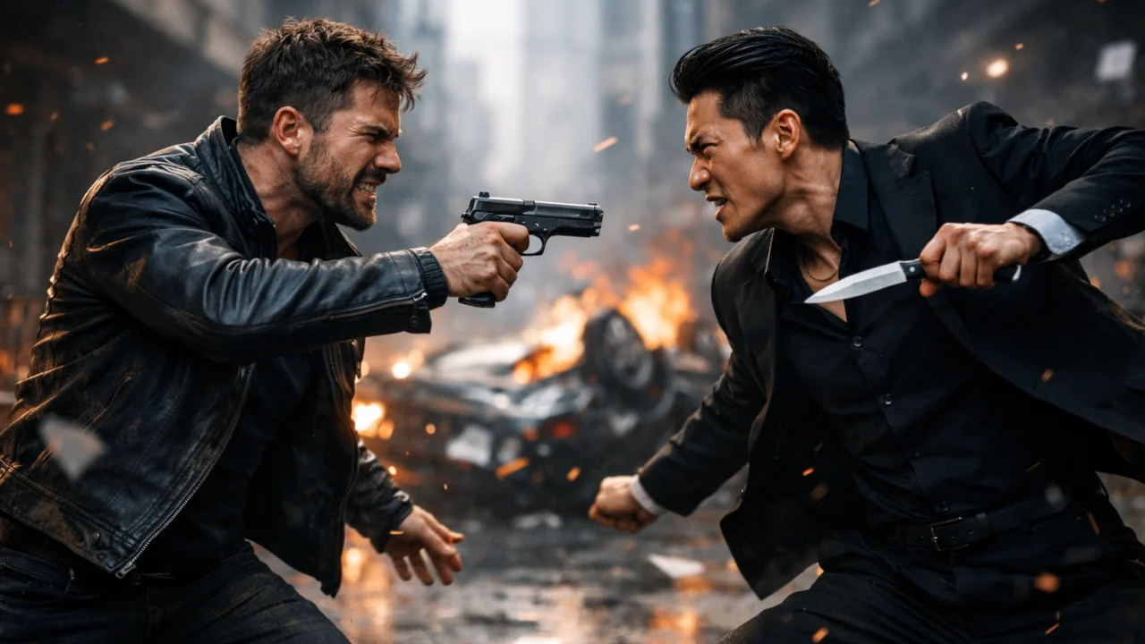 Vanjski konflikt u priči prikazan sukobom likova, napetost i pokretač radnje