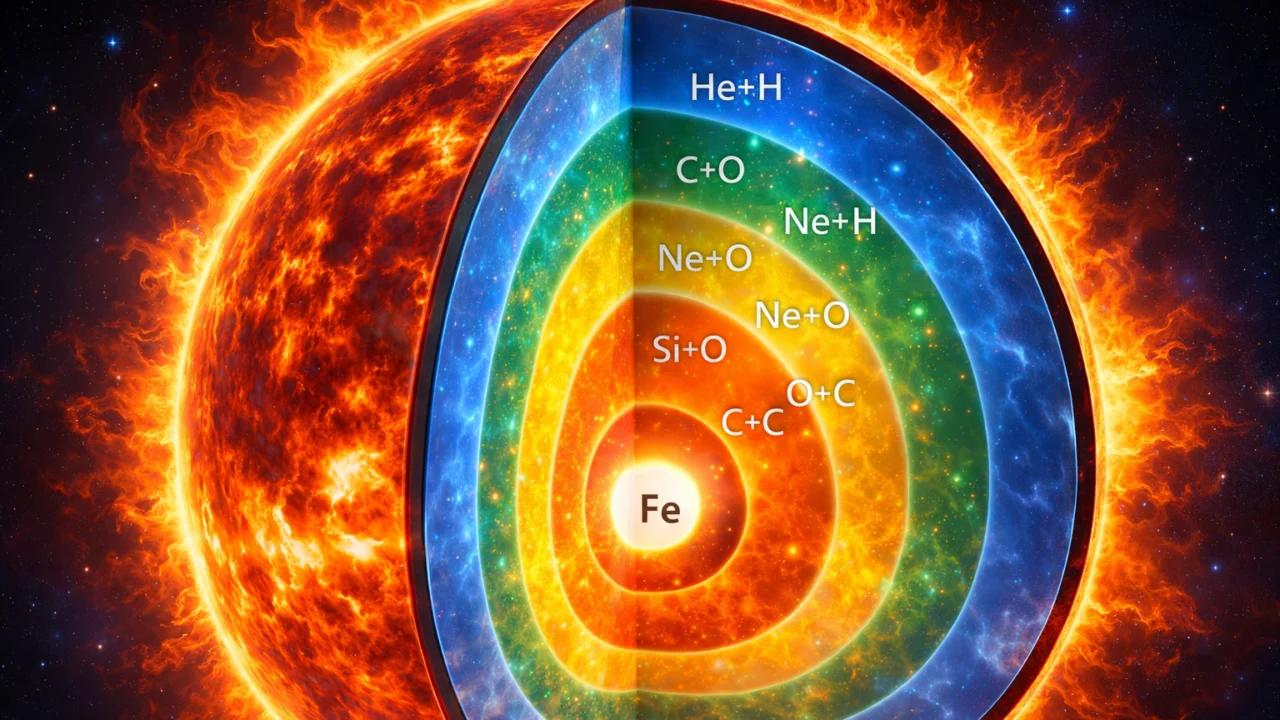 Procesi nuklearne fuzije unutar zvijezde tijekom kasnih faza razvoja i stvaranje težih elemenata