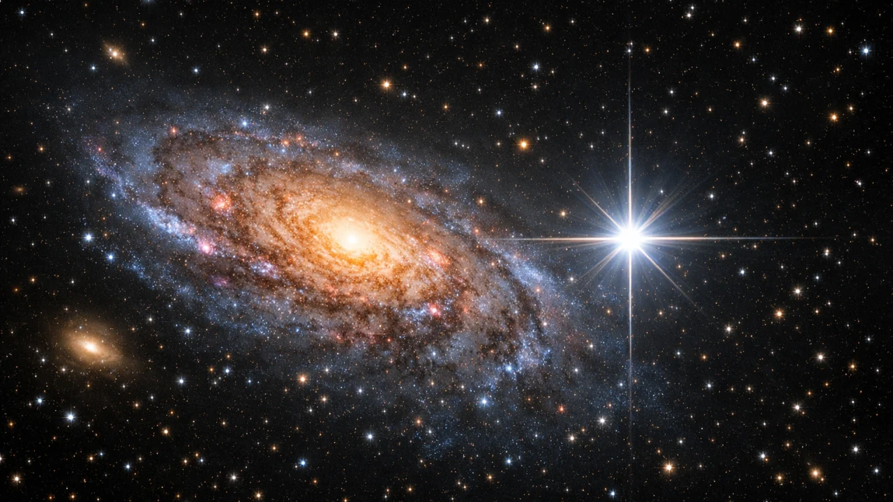 Opažanje supernove u udaljenoj galaksiji pomoću suvremene astronomije i svemirskih teleskopa