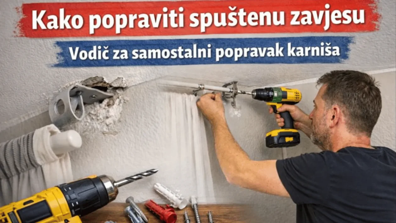 Kako popraviti spuštenu zavjesu vodič korak po korak