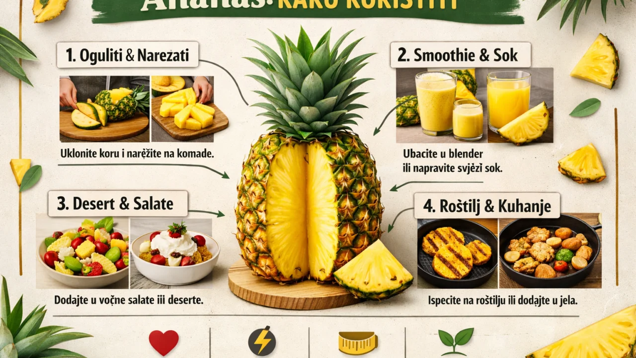 Ilustrativna fotografija za članak o ananas: kako koristiti, čuvati i pripremiti