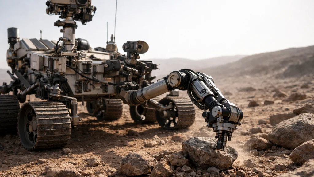 Autonomni rover prikuplja uzorke stijena uz pomoć naprednih tehnologija