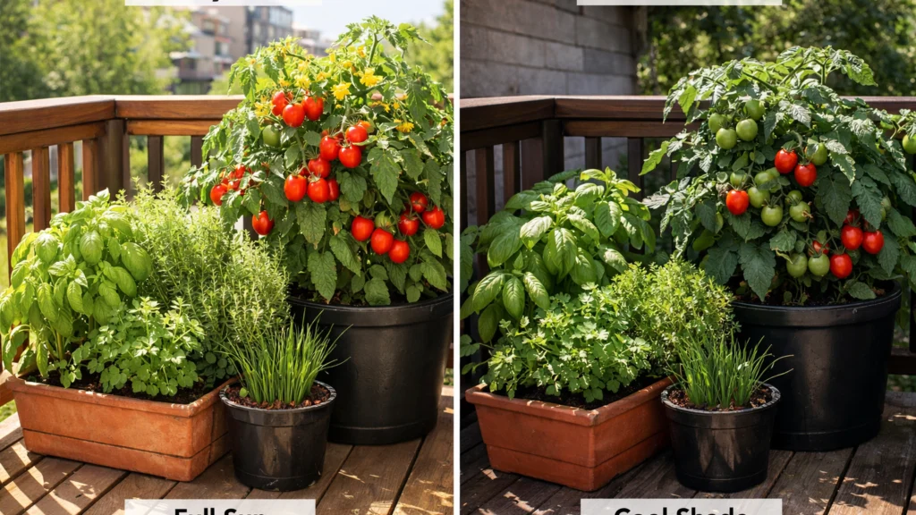 Orijentacija balkona i odabir biljaka prema sunčevoj svjetlosti