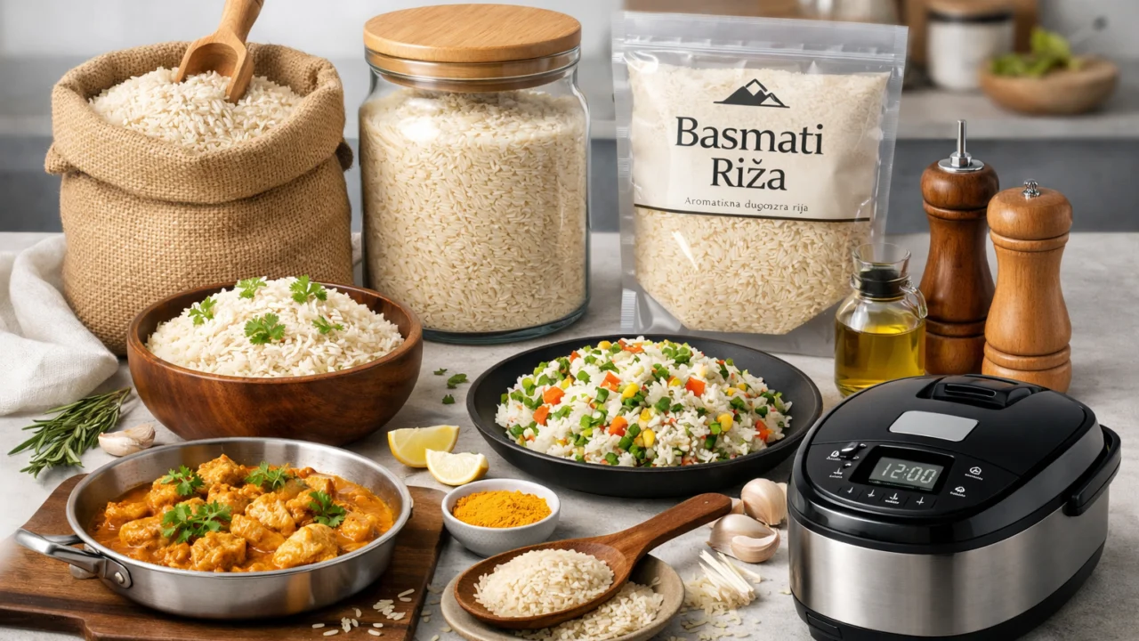 Ilustrativna fotografija za članak o basmati riža: korištenje, čuvanje i priprema