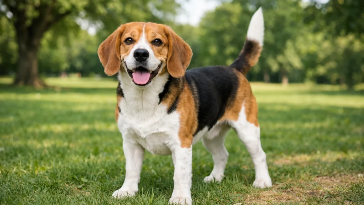 Beagle pas na otvorenom u prirodi, prikaz karaktera i izgleda pasmine