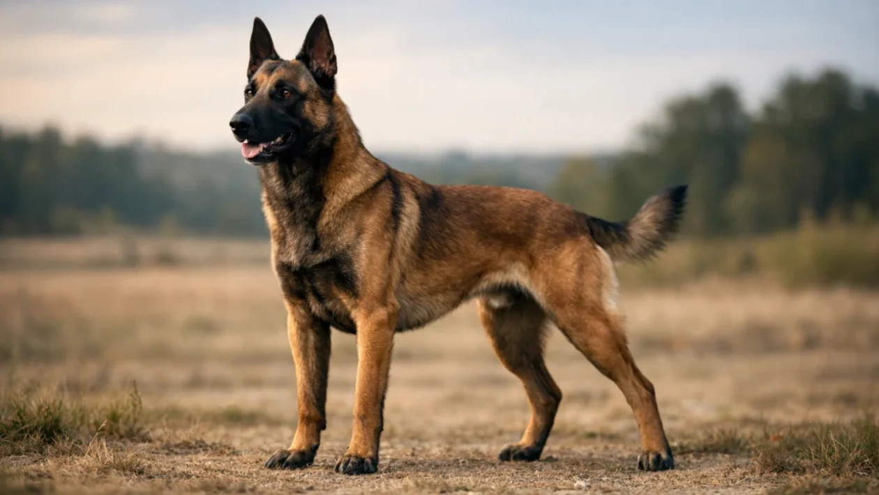 Belgijski ovčar malinois u prirodi – energičan i inteligentan radni pas