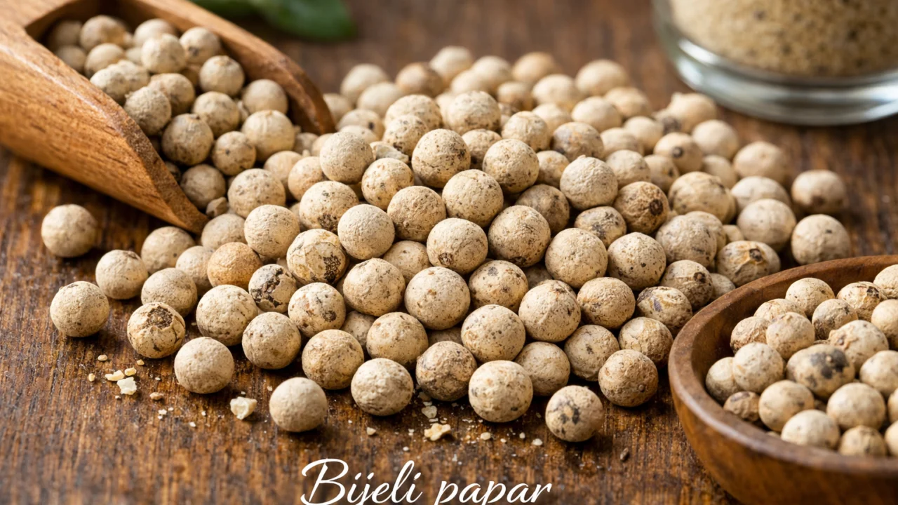 Ilustrativna fotografija za članak o bijeli papar: pravilna uporaba i čuvanje