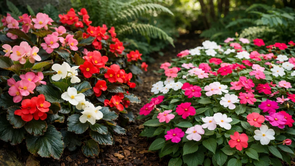 Cvjetnice koje uspijevaju u sjeni poput begonija i impatiensa
