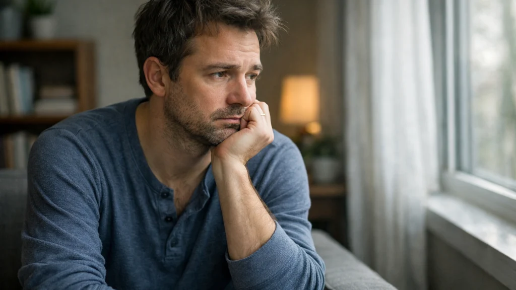 Osoba koja razmišlja o mentalnom zdravlju i bipolarnom poremećaju