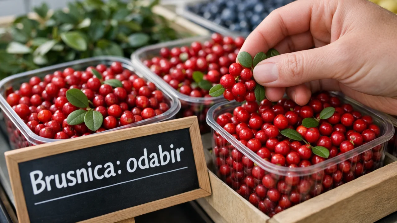 Ilustrativna fotografija za članak o brusnica: odabir, čuvanje i priprema