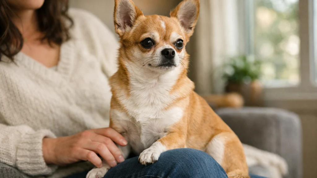 Chihuahua snažno vezana uz vlasnika i pokazuje zaštitnički karakter