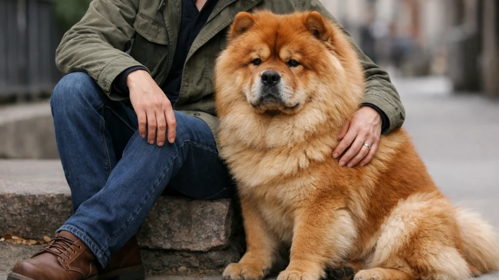 Chow chow poznat po mirnom i rezerviranom karakteru uz vlasnika