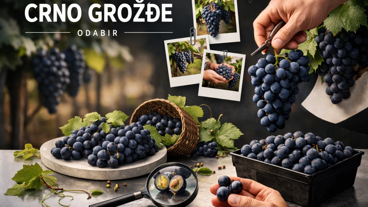 Ilustrativna fotografija za članak o crno grožđe: odabir, čuvanje i priprema