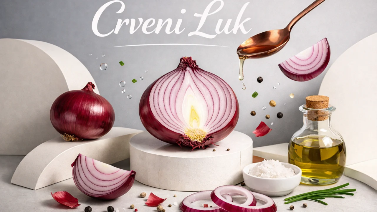 Ilustrativna fotografija za članak o crveni luk: kako ga koristiti, čuvati i pripremiti