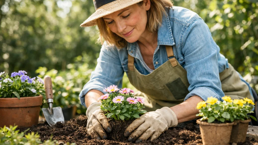 Vrtlarenje kao opuštajuća aktivnost u cvjetnjaku