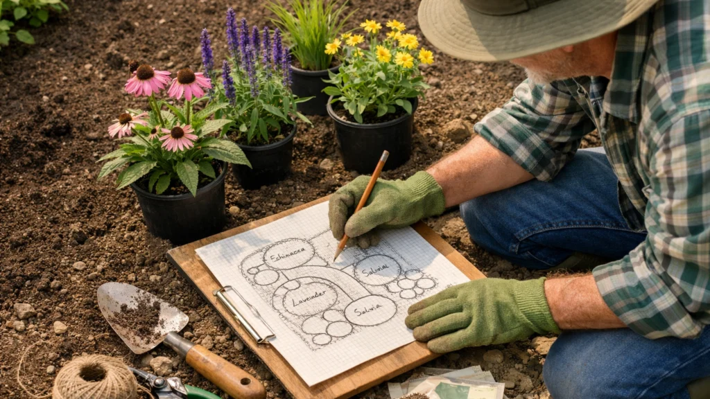 Planiranje rasporeda biljaka u cvjetnjaku