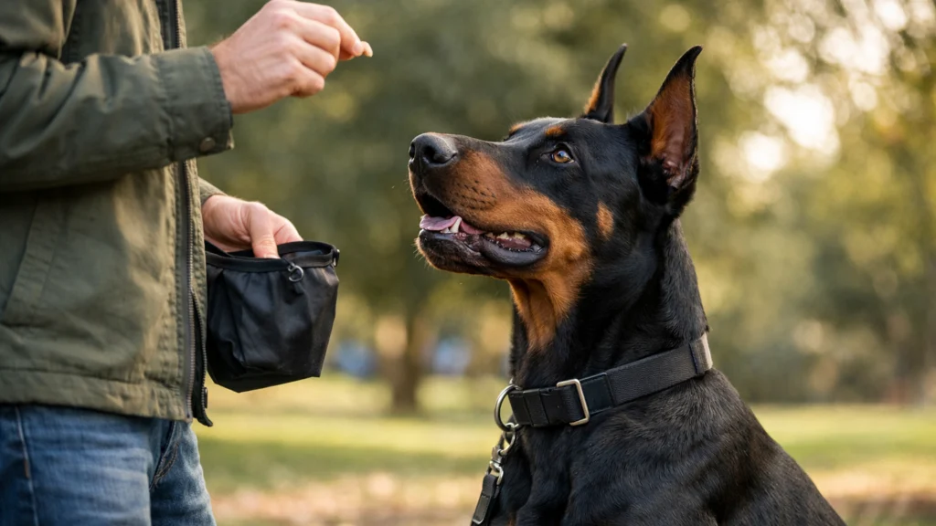 Trening dobermana kroz pozitivnu motivaciju i poslušnost
