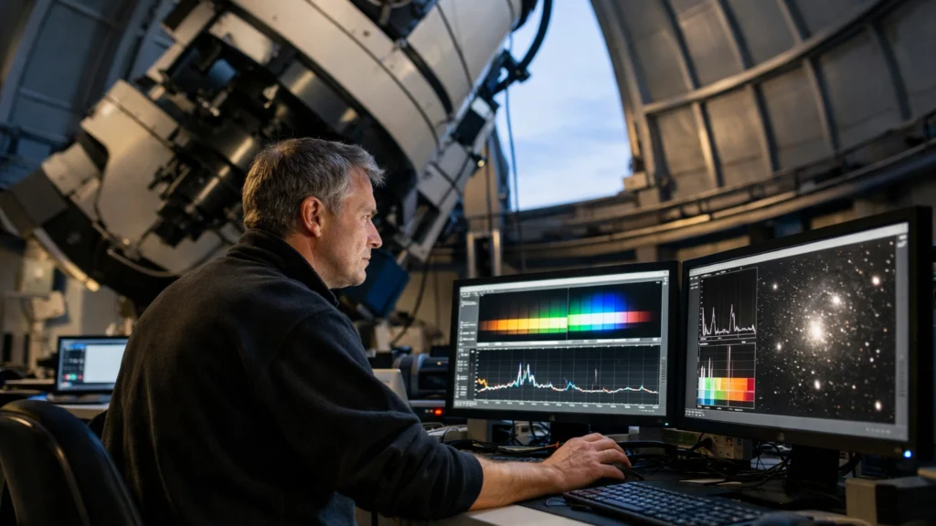 Astronomi mjere brzine zvijezda pomoću Dopplerova efekta