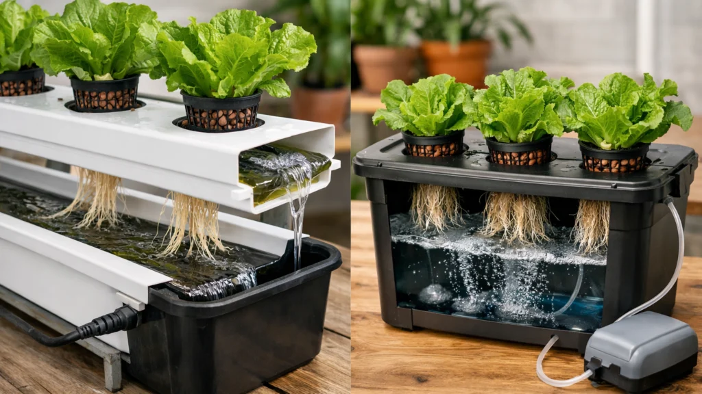 NFT i DWC hidroponski sustavi prikladni za početnike