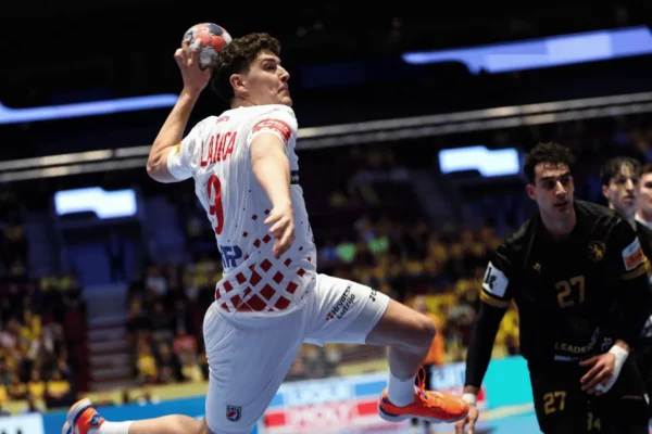 Hrvatska rukometna reprezentacija slavi pobjedu nad Gruzijom na EHF EURO 2026 u Malmo Areni