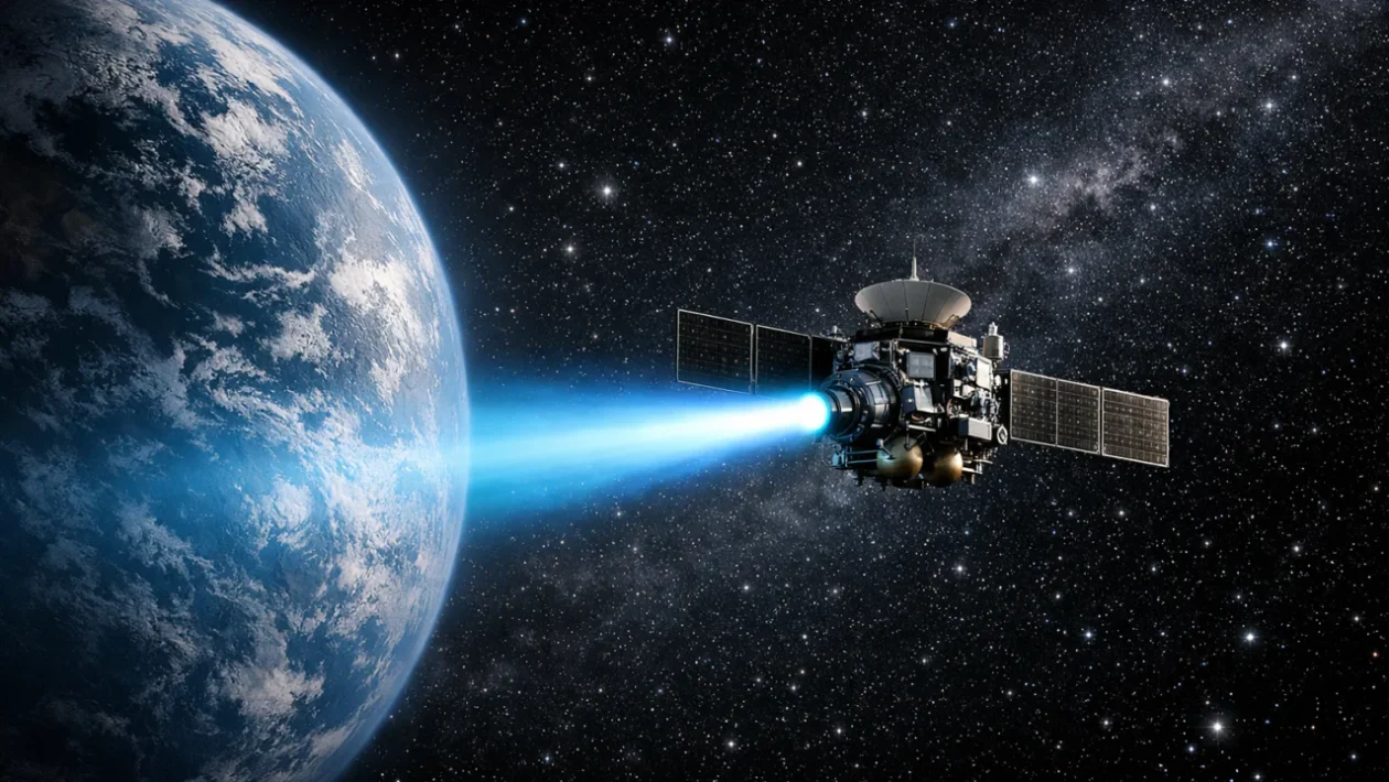 Ionski i električni pogon svemirske letjelice u orbiti Zemlje – budućnost svemirskih motora