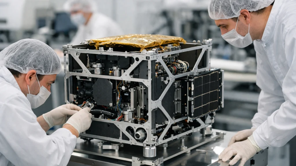 Lagani dizajn satelita s električnim pogonom