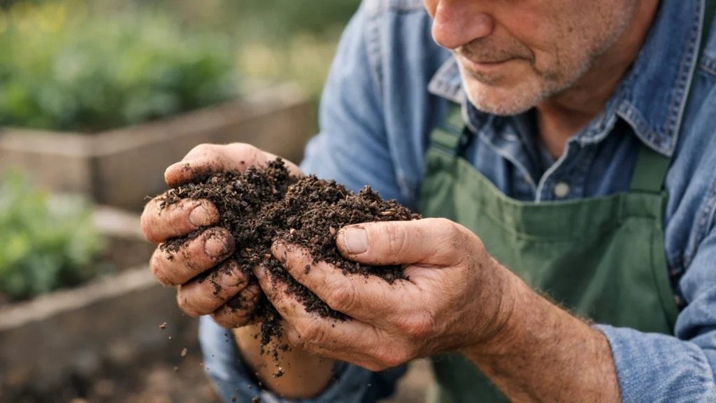 Osnovna analiza tla kroz strukturu i kvalitetu zemlje u vrtu
