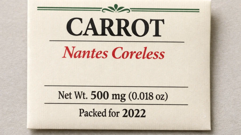 Osnovni zakonski podaci na deklaraciji sjemena u EU