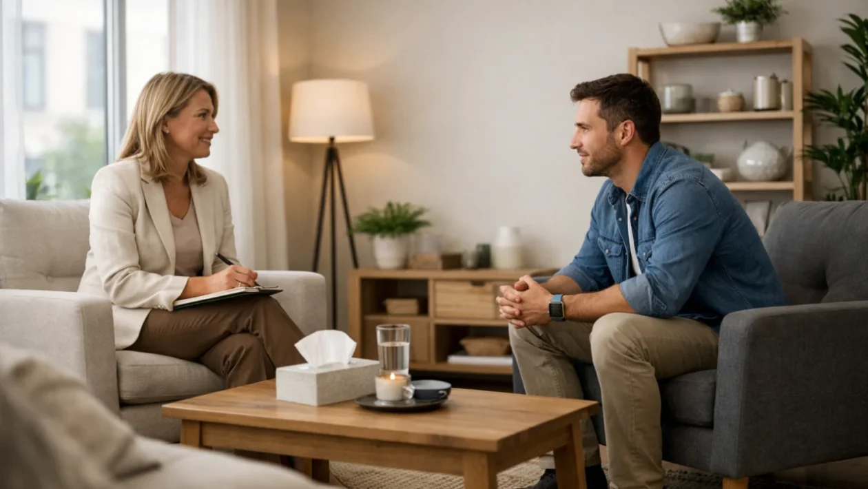 Psihoterapija u praksi – razgovor između terapeuta i klijenta u sigurnom i mirnom prostoru