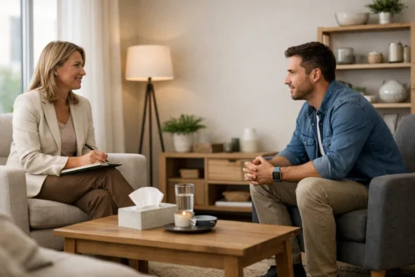 Psihoterapija u praksi – razgovor između terapeuta i klijenta u sigurnom i mirnom prostoru