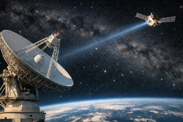 Svemirska komunikacija putem radija između Zemlje i svemirske letjelice