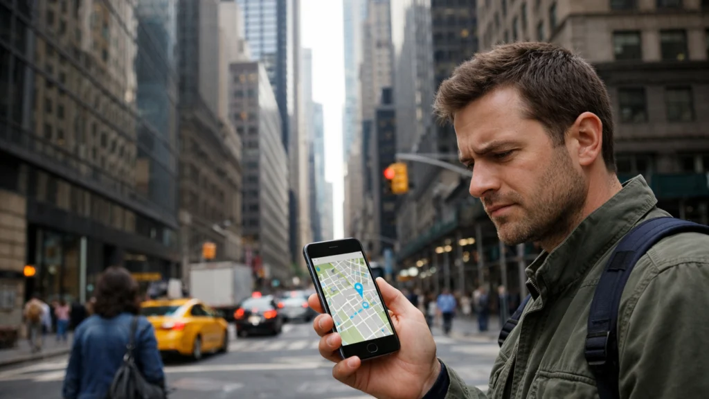 Visoke zgrade u gradu koje mogu uzrokovati greške u GPS signalu