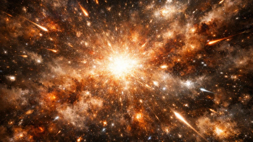 Prikaz ranog svemira i uvjeta nakon Velikog praska