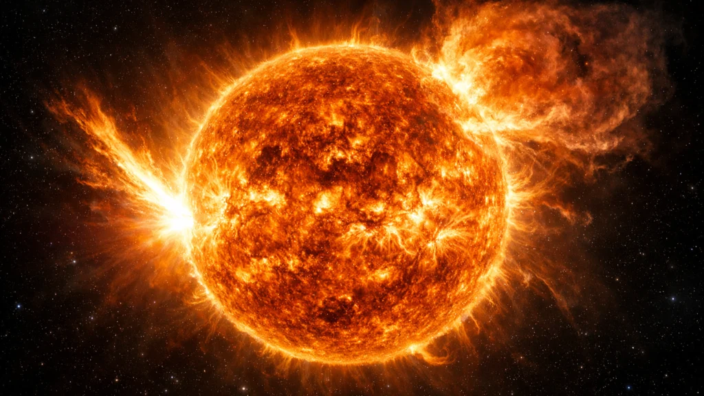 Sunčeva erupcija i izbačaj plazme u svemir