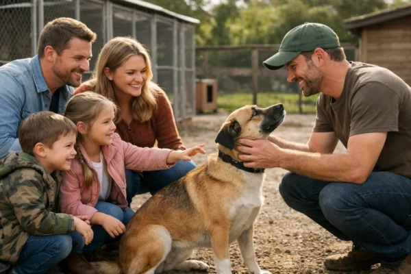 Odabir psa iz uzgajivačnice ili skloništa – obitelj upoznaje psa