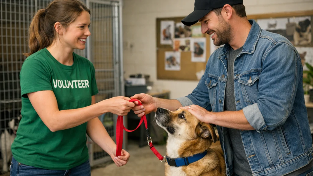 Udomljavanje psa iz skloništa uz pomoć volontera