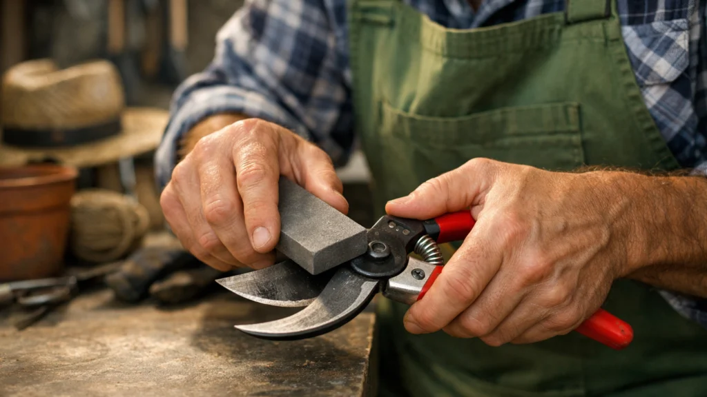 Oštrenje vrtnih škara kao dio naprednog održavanja