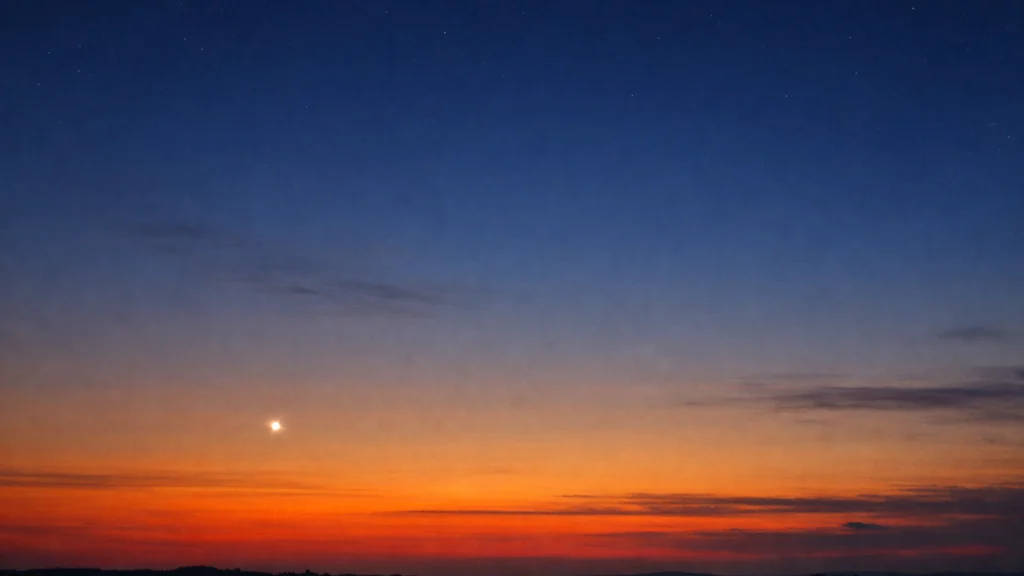 Promatranje planeta neposredno nakon zalaska Sunca