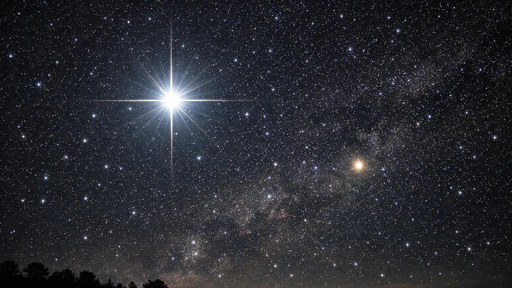 Vrlo sjajna zvijezda koja se često zamijeni s planetom