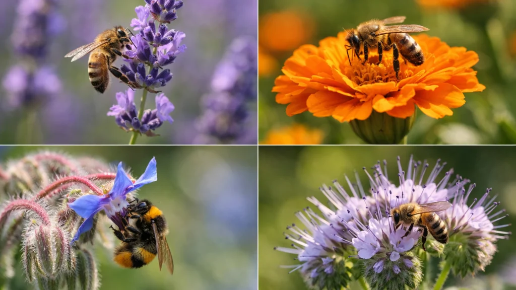 Cvijeće bogato nektarom koje privlači pčele i oprašivače u vrt
