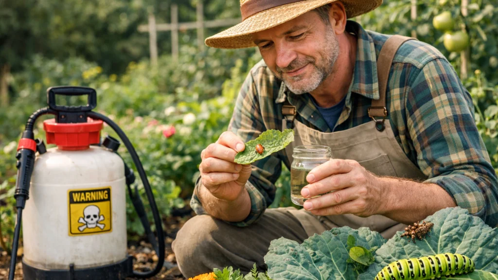 Izbjegavanje pesticida u vrtu radi očuvanja korisnih kukaca