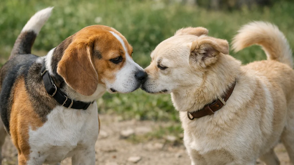 Psi koji se međusobno upoznaju pomoću njuha