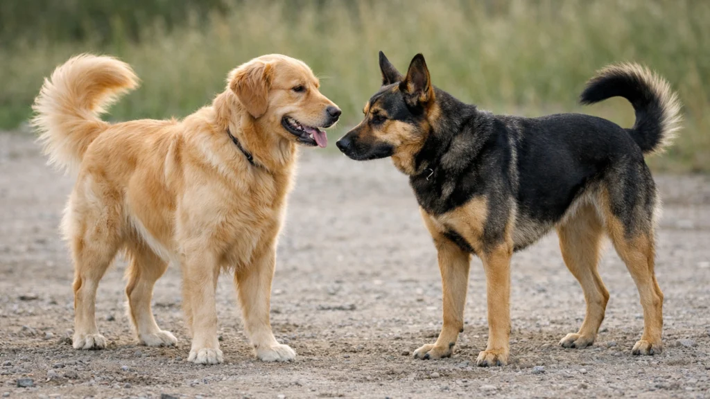 Govor tijela pasa tijekom susreta s drugim psima